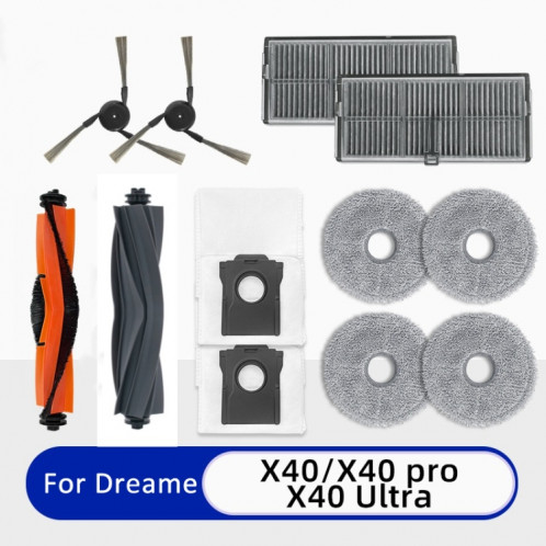 Pour le remplacement de l'aspirateur robot Dreame X40 Pro / X40 Ultra, spécifications : brosse à poils SH9104440-05